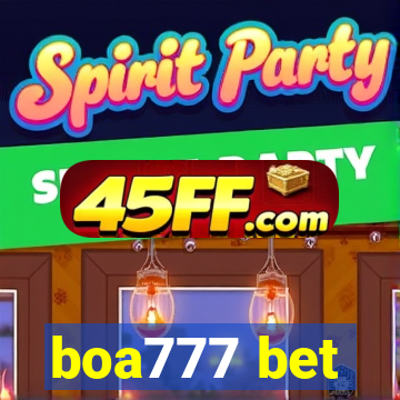 boa777 bet